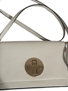 kate spade Cream Crossbody with Gold-Tone Turn Lock colorful lining